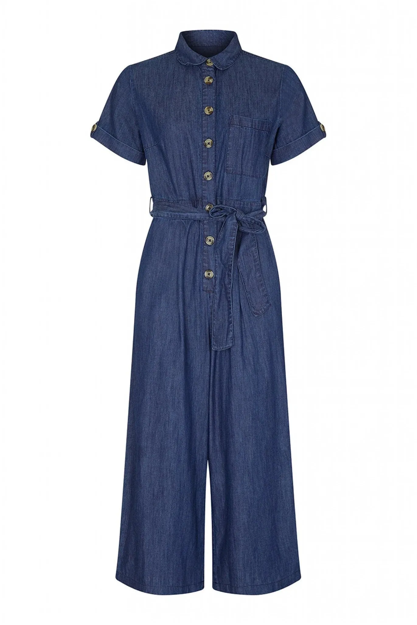 Yumi Blue Denim Jumpsuit